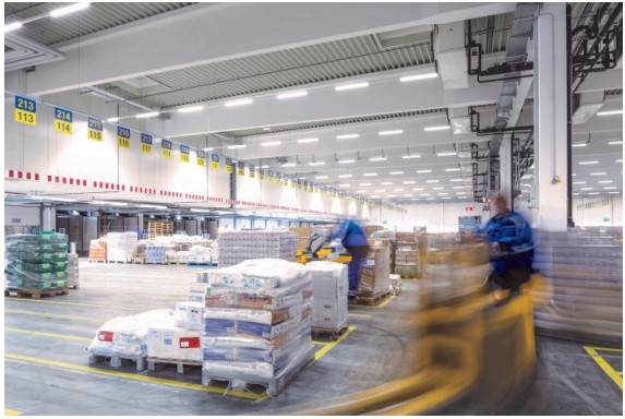 Logistikzentren, Intelligent Logistics, Logstikimmobilien, LED Beleuchtung