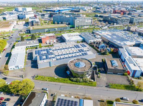 Henkel-Logistikpark in Köln, Logistikzentrum, Logistikstandort, Lager, Halle