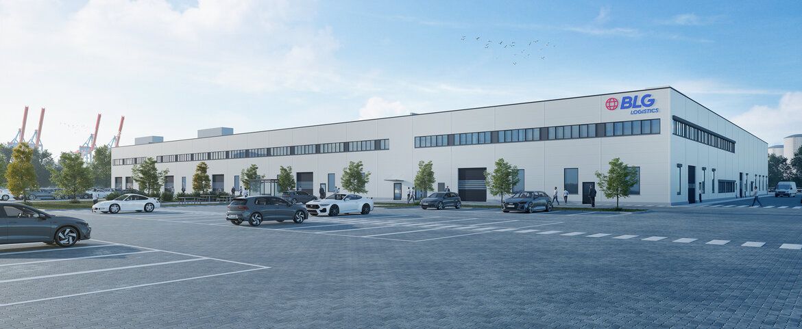 BLG LOGISTICS, 3D visualization of the new multifunctional hall ( © Phase 5 Berlin GmbH)