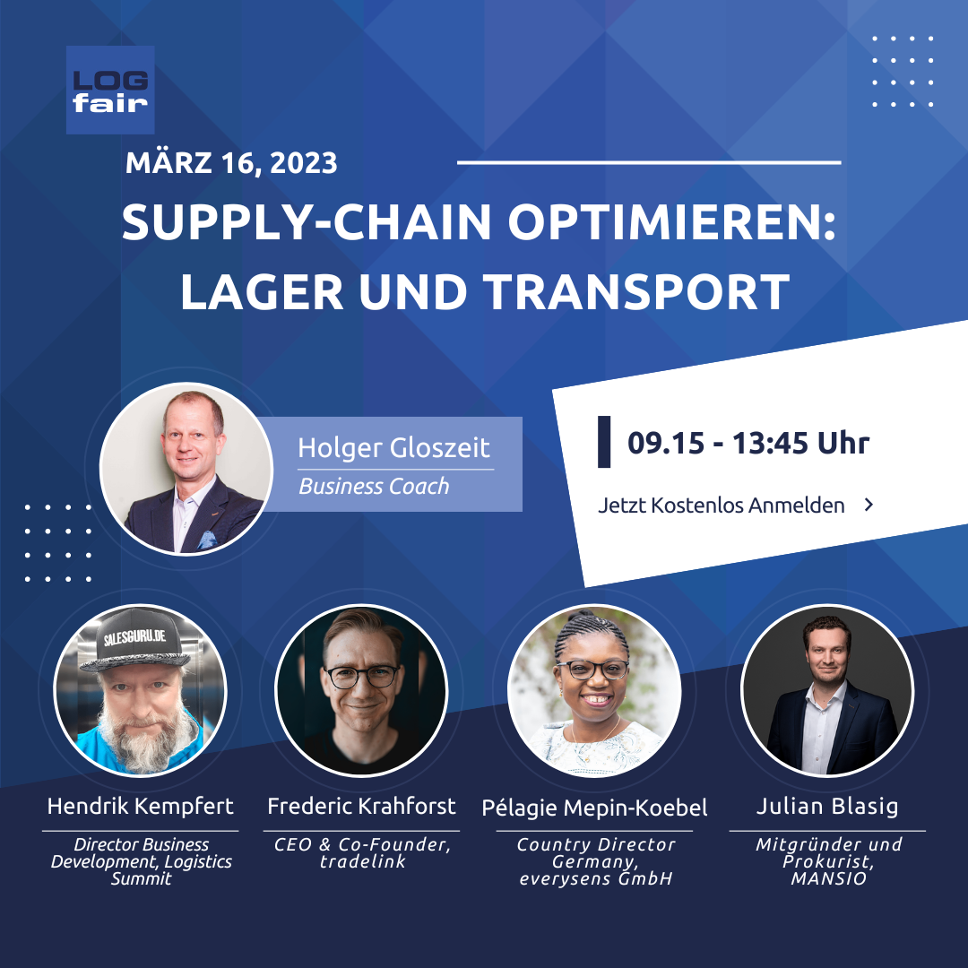 LOGfair, Warehousing and transportation, supply chain, industry experts, online Event