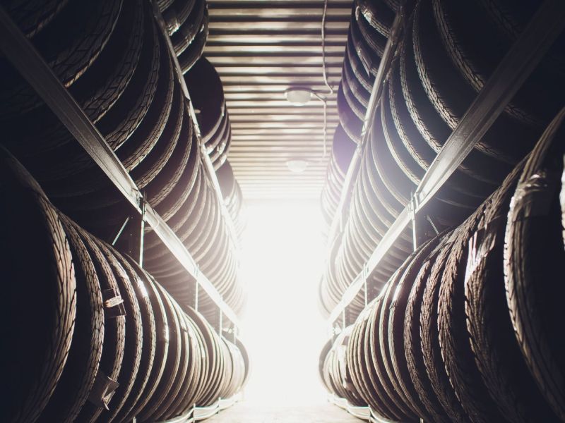 Tyre warehouse, Tyre storage, storage types