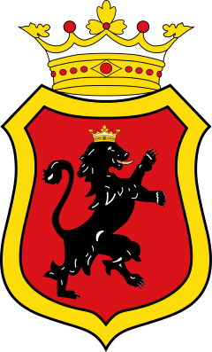Wappen der Stadt Papenburg, Seehafen und Lagerfläche an der Ems