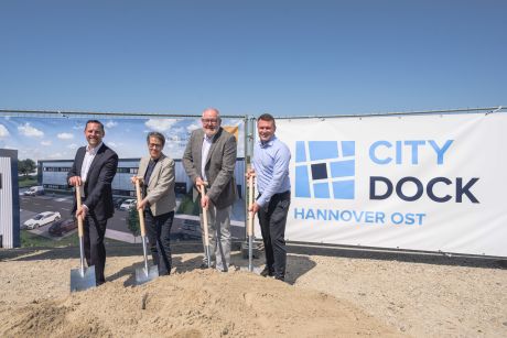 Panattoni, Groundbreaking ceremony at City Dock Hannover East, logistics real estate, project development,