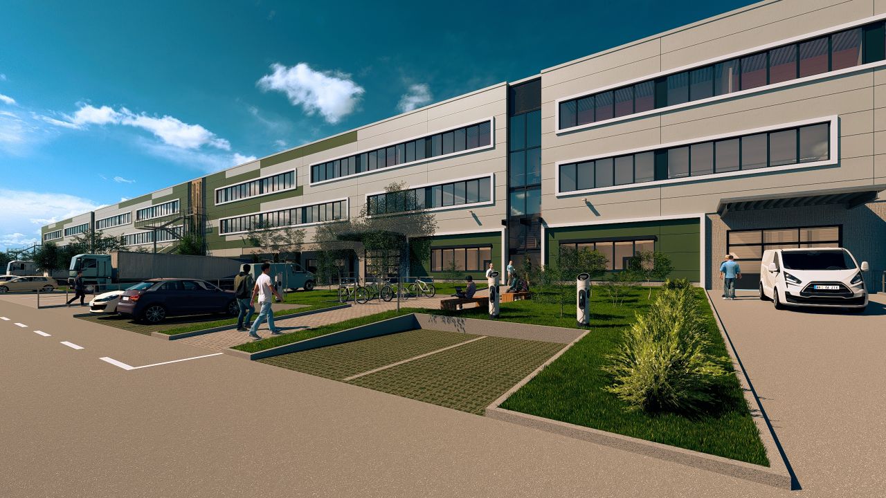 Four Parx erhält die Baugenehmigung für die Entwicklung einer neuen Gewerbeimmobilie in Kirchheim-Heimstetten. Copyright-Vermerk: Four Parx GmbH.