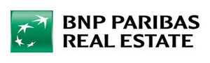 Logo - BNP Paribas Real Estate, Logistikimmobilie, Hallen, Lager, Hub, Logistikzentrum